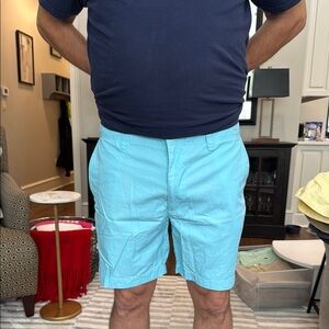 Men's Light Blue Shorts 9” inseam.